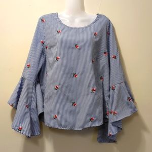 Kontrol stripped blouse